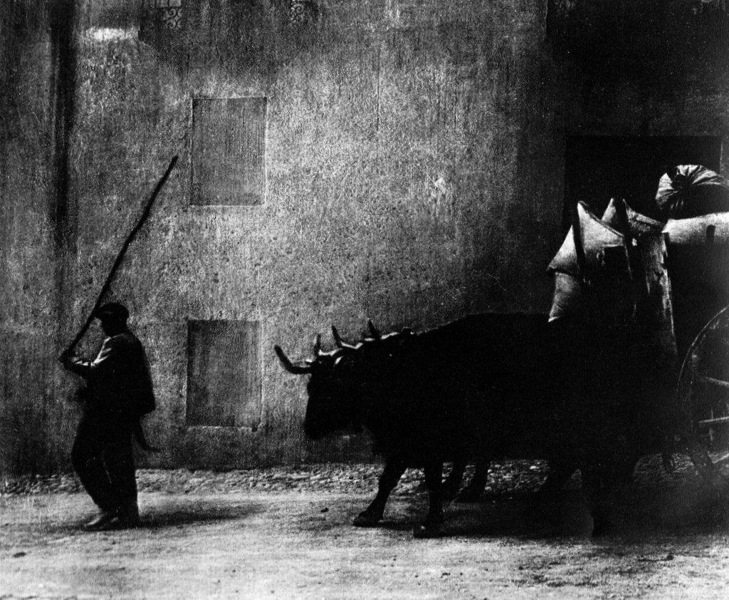Annan James Craig - A Bullock Cart, Burgos